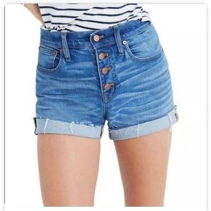 Madewell Shorts Denim Button Fly 29